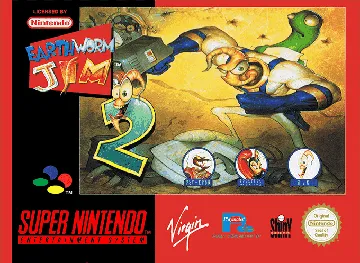 Earthworm Jim 2 (Europe) box cover front